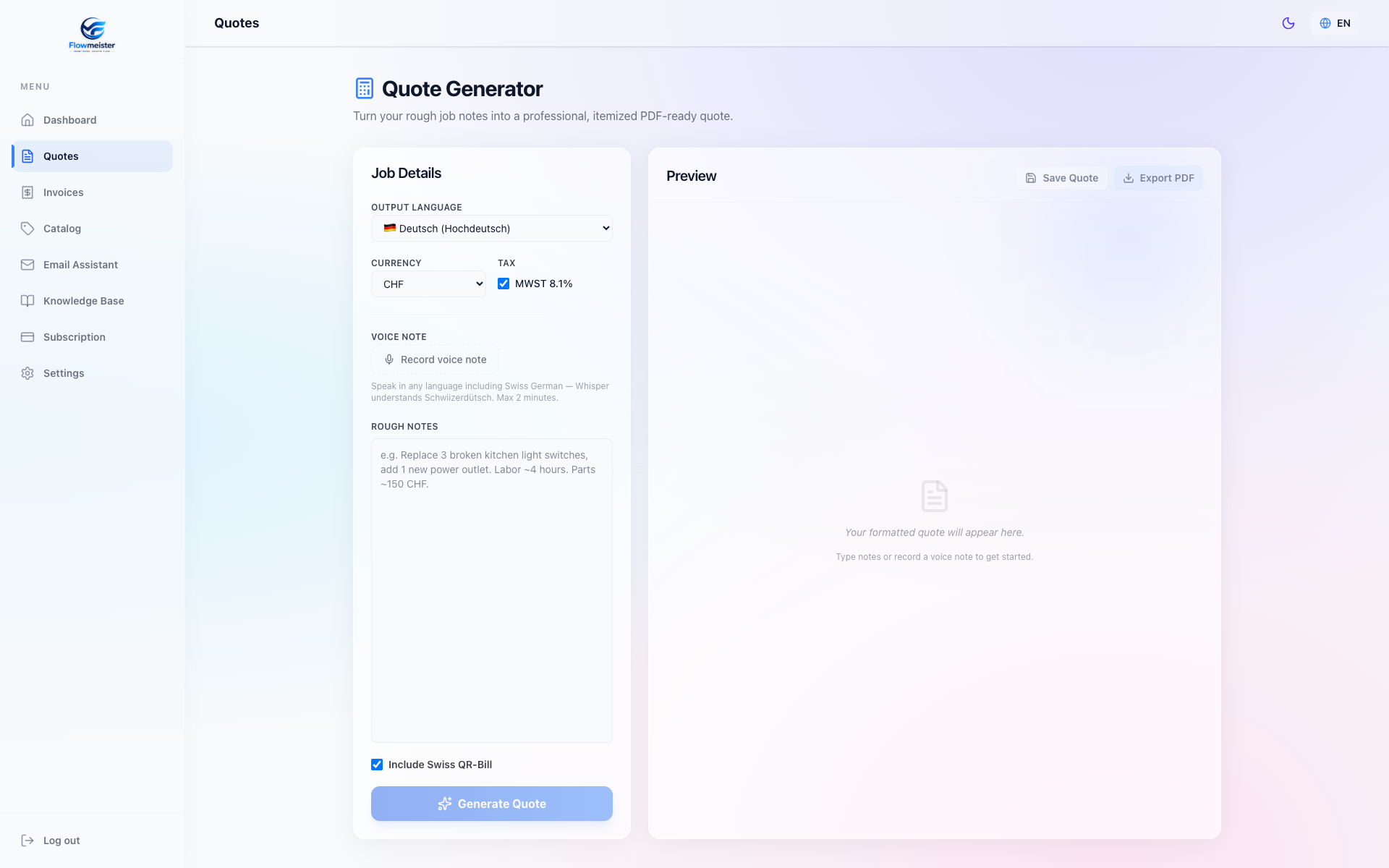 FlowMeister Email Pipeline
