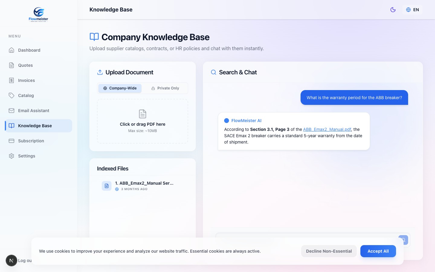 Private Knowledge Base